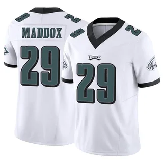 Limited Men's Avonte Maddox White Road Jersey - #29 Football