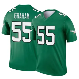 Men's Nike Brandon Graham Midnight Green Philadelphia Eagles Super Bowl  LVII Patch Game Jersey