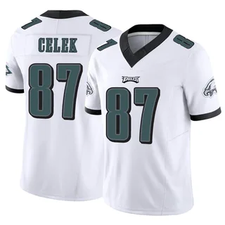 Philadelphia Eagles Brent Celek Jersey 2017 Limited Salute to Service Olive No.87