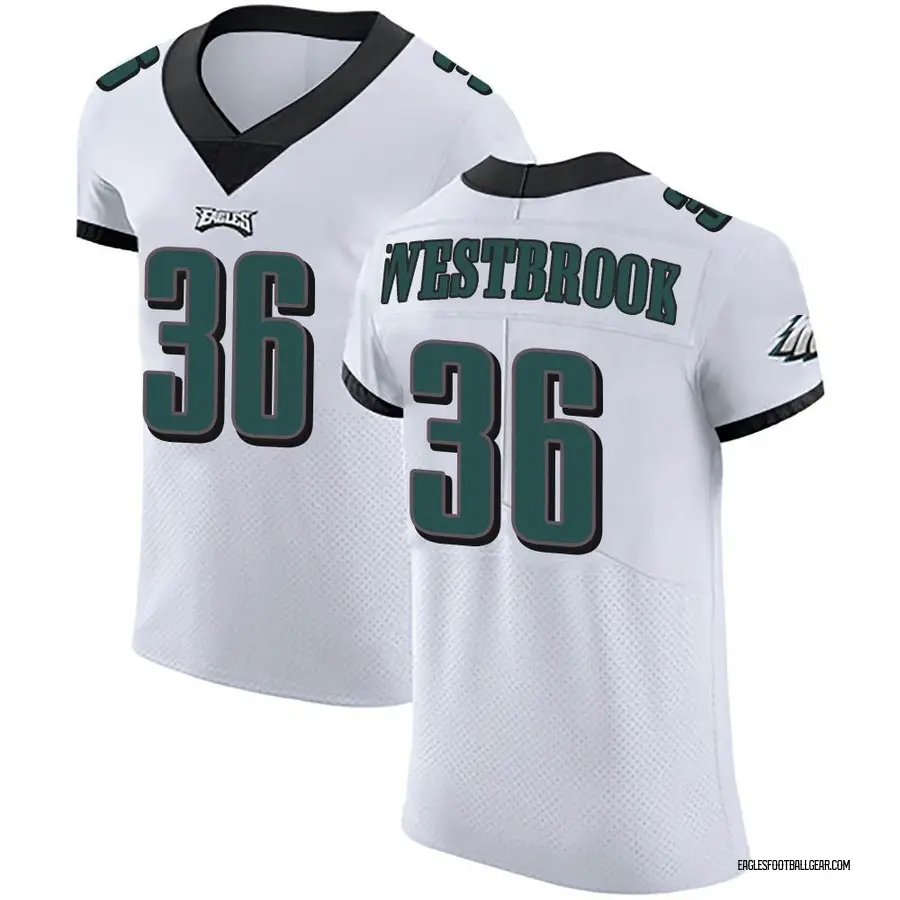 Mitchell & Ness Men's Philadelphia Eagles Brian Westbrook #36 2004 Black Throwback  Jersey