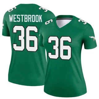 Brian Westbrook Philadelphia Eagles Men's Legend Black Color Rush T-Shirt