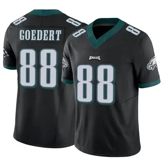 Men's Nike Dallas Goedert Midnight Green Philadelphia Eagles Super Bowl  LVII Patch Game Jersey