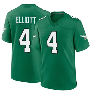 Men's Nike Jake Elliott Midnight Green Philadelphia Eagles Game Jersey