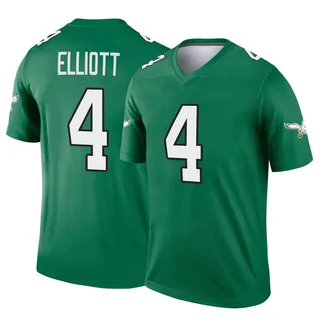 Limited Men's Jake Elliott Silver Jersey - #4 Football Philadelphia Eagles  100th Season Inverted Legend Size 40/M