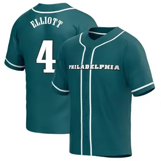 Limited Men's Jake Elliott Midnight Green Jersey - #4 Football