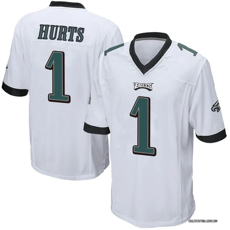 Jalen Hurts Philadelphia Eagles Men's Game Nike Jersey  White