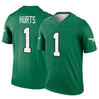 Nike Women's Philadelphia Eagles Jalen Hurts #1 Alternate Kelly