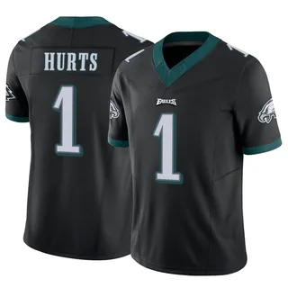 Men's Nike Jalen Hurts Black Philadelphia Eagles Vapor F.U.S.E. Limited  Jersey 