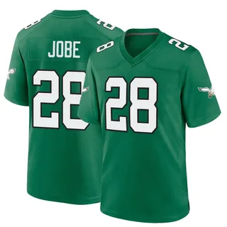 Josh Jobe Philadelphia Eagles Game Player Jersey - Midnight Green - Bluefink