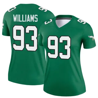 Milton Williams 93 Philadelphia Eagles Super Bowl LVII Champions 2 Stars  Women Game Jersey - Black - Bluefink