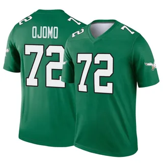 Moro Ojomo Philadelphia Eagles Youth Legend Olive Salute to Service  Sideline Long Sleeve T-Shirt